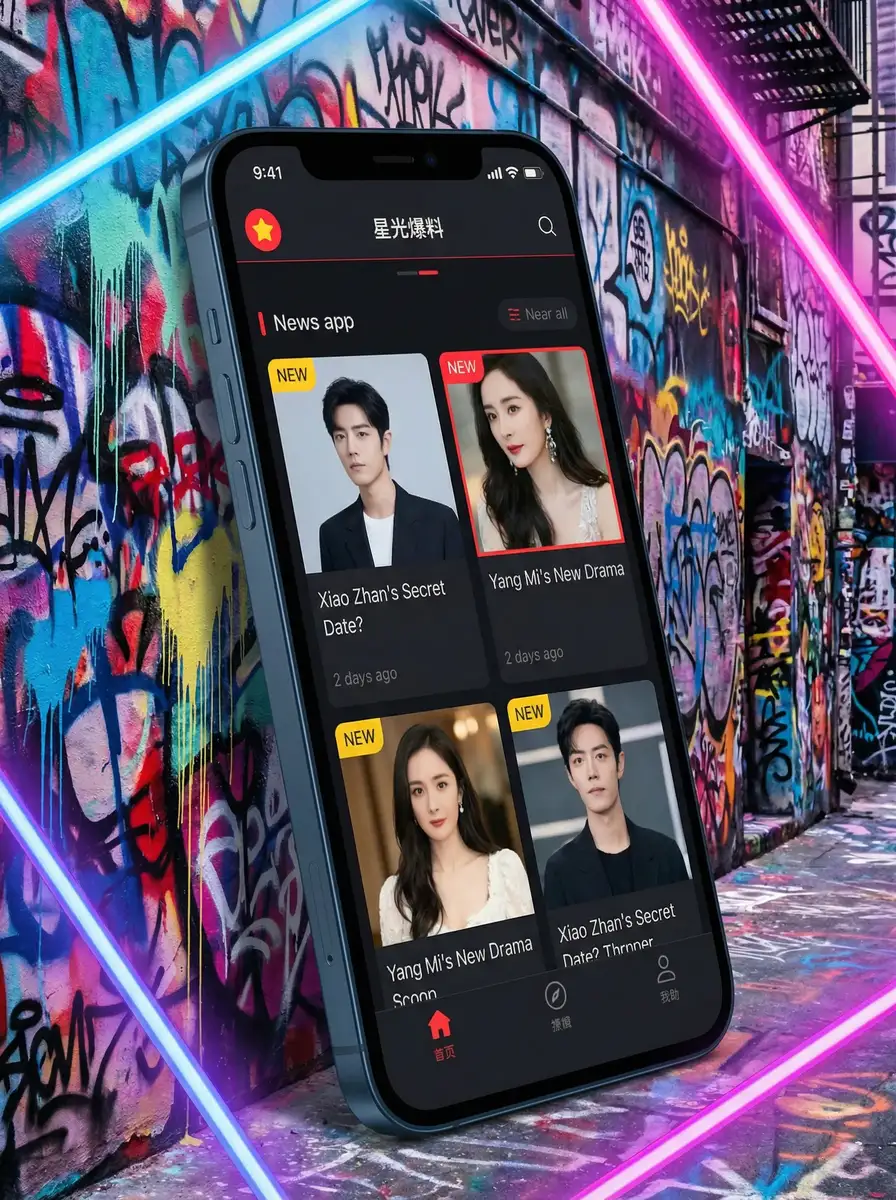 裸体照片 APP界面展示 - 掌上吃瓜神器